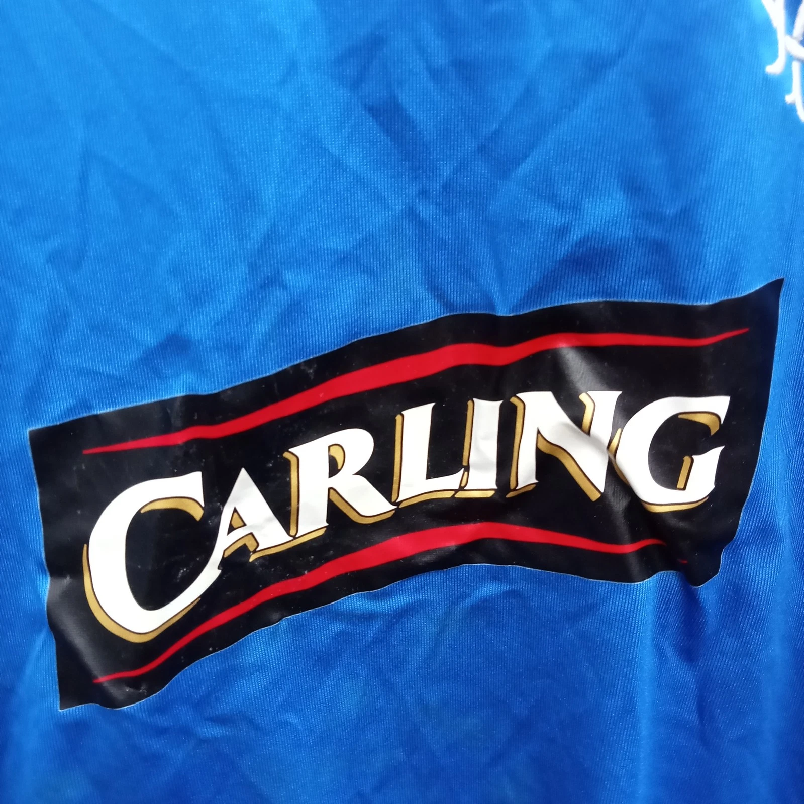 Glasgow Rangers 2007-08 home football shirt | jersey, Boys XL - Image 4