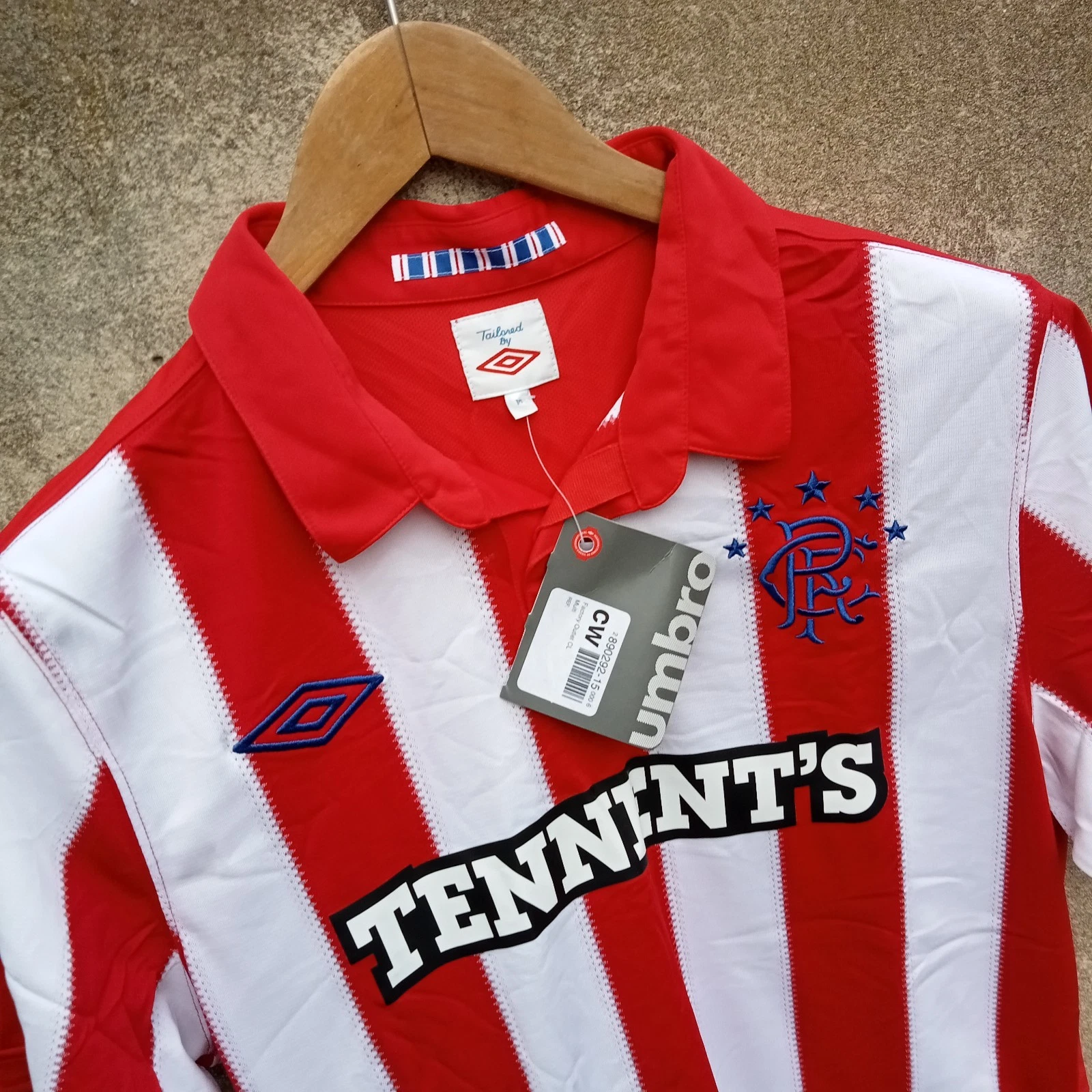 Glasgow Rangers 2010-11 away football shirt / jersey. Large mens. Bnwt - Image 2