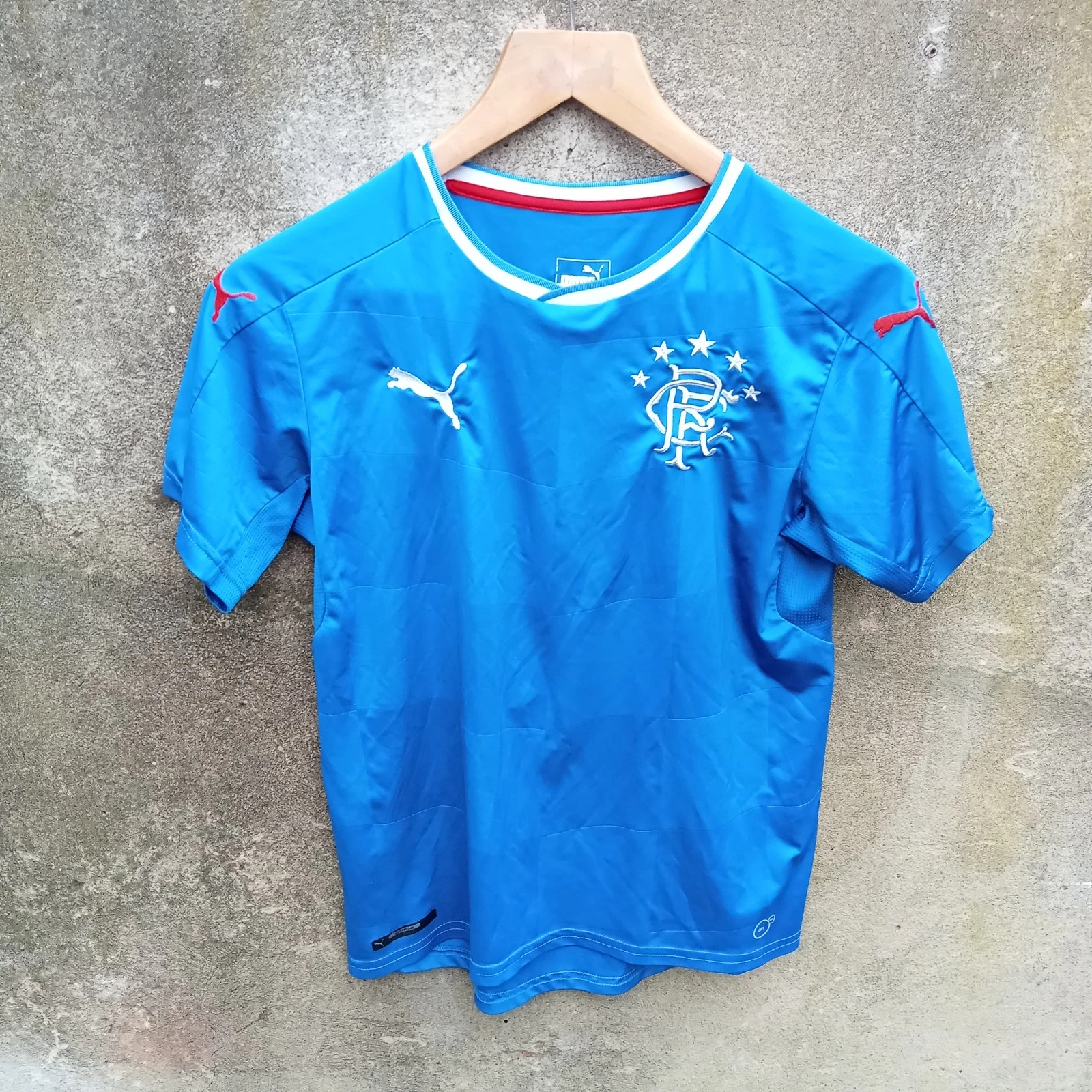 Glasgow Rangers 2016-17 home football shirt | jersey, Boys XL MCKAY 10