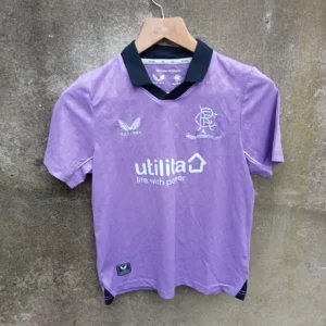 Glasgow Rangers 2022-23 away football shirt | jersey, Boys large