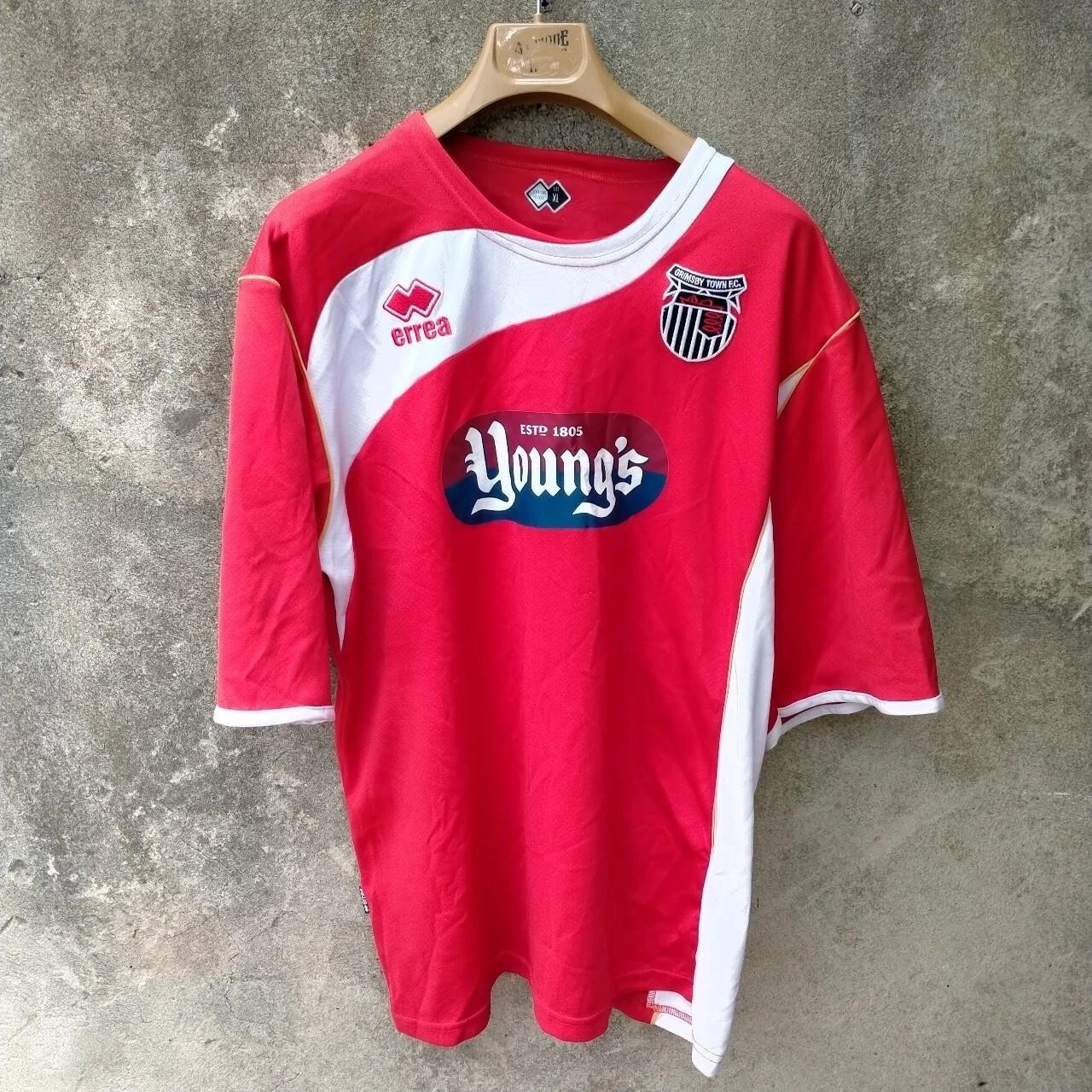 Grimsby Town 2008-09 away football shirt / jersey xl mens.
