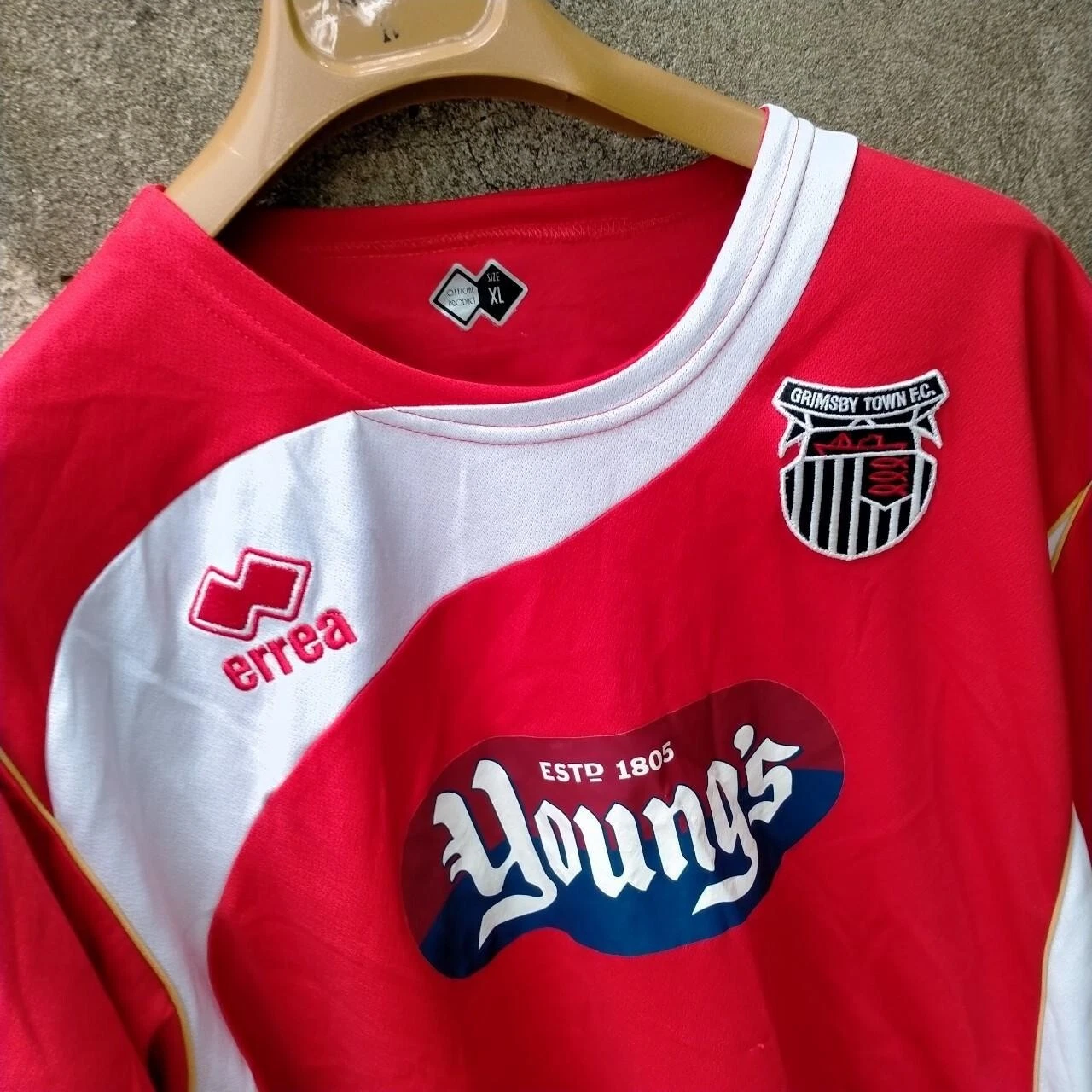 Grimsby Town 2008-09 away football shirt / jersey xl mens. - Image 2