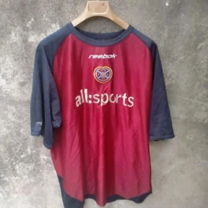 Hearts 2002-04 training football shirt / jersey. XL mens.