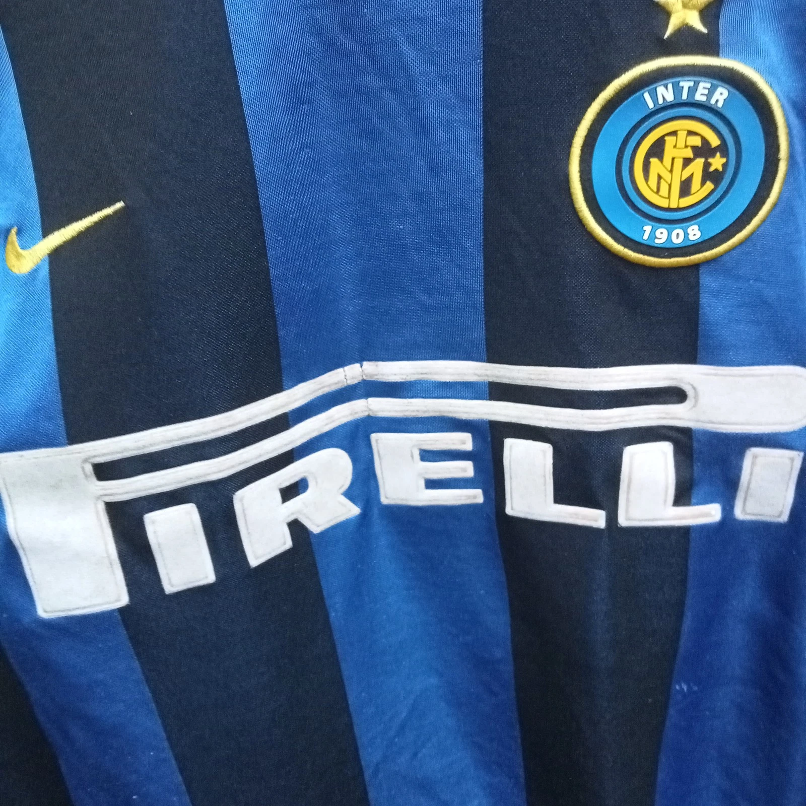 Inter Milan 1999-2000 Home football shirt | jersey, Mens XL - Image 5