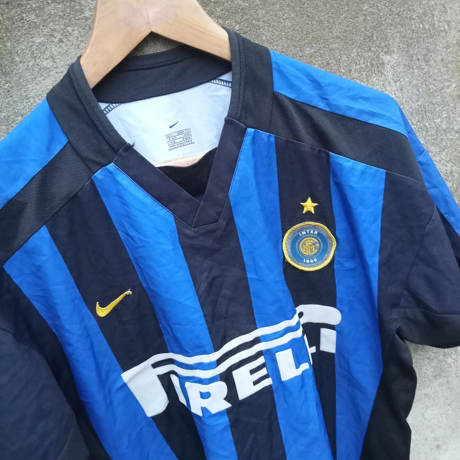 Inter Milan 2002=03 Home football shirt | jersey, Mens Small - Image 2
