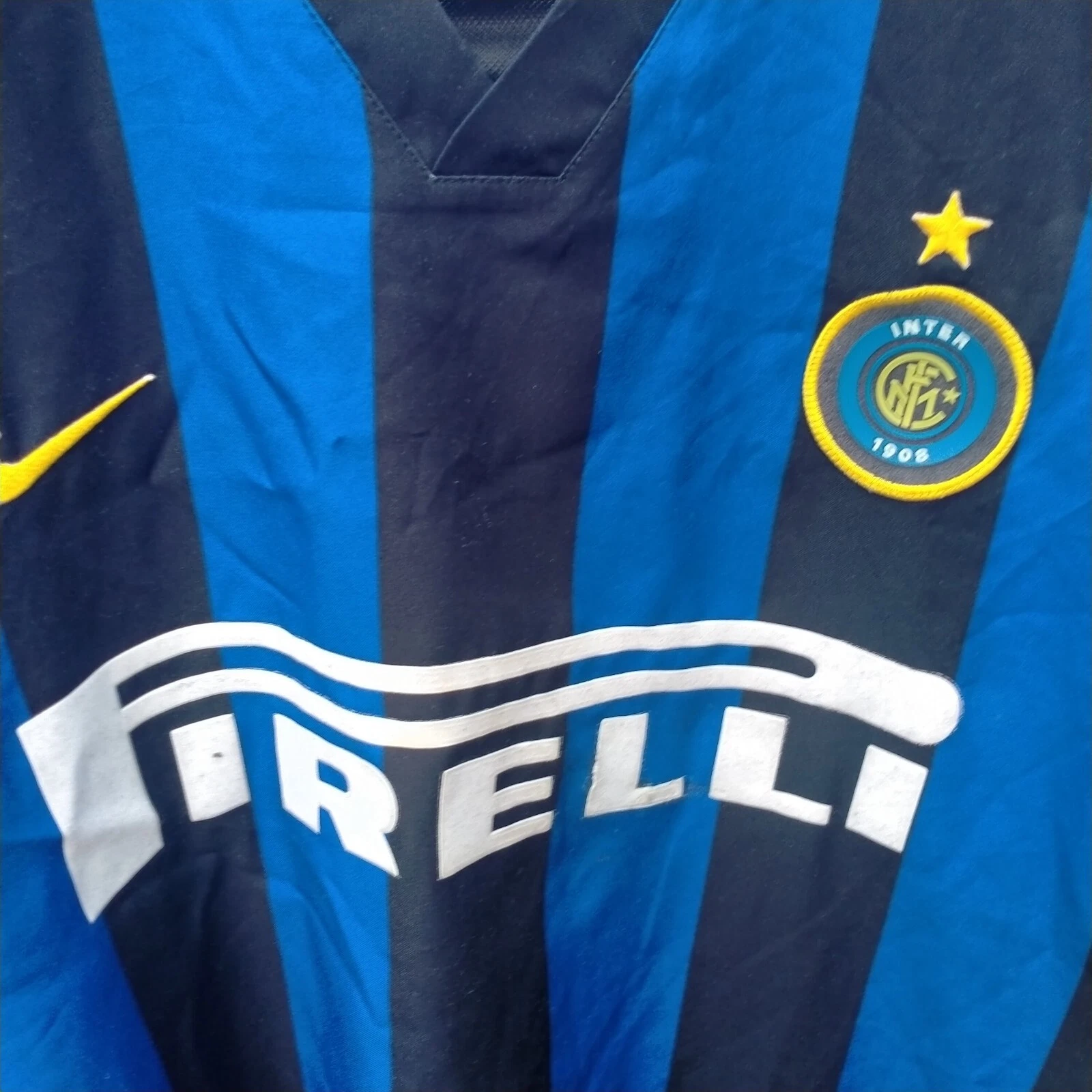 Internazionale 2002-03 home football jersey shirt large mens. Inter Milan - Image 2