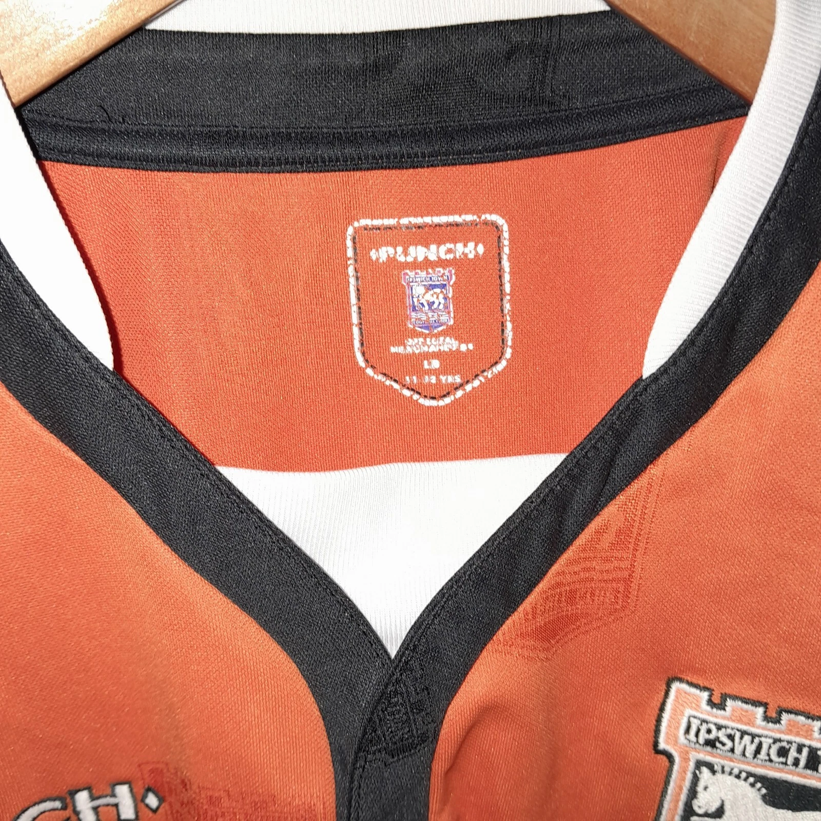 Ipswich Town 2004-06 away football shirt/ jersey. Large boys - Image 4