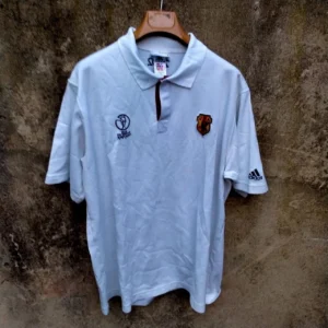 Japan 2002 football Adidas polo shirt / jersey. Large mens.