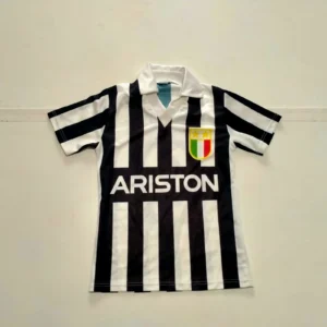 Juventus 1988 home football shirt. Size 12. Ian Rush 9