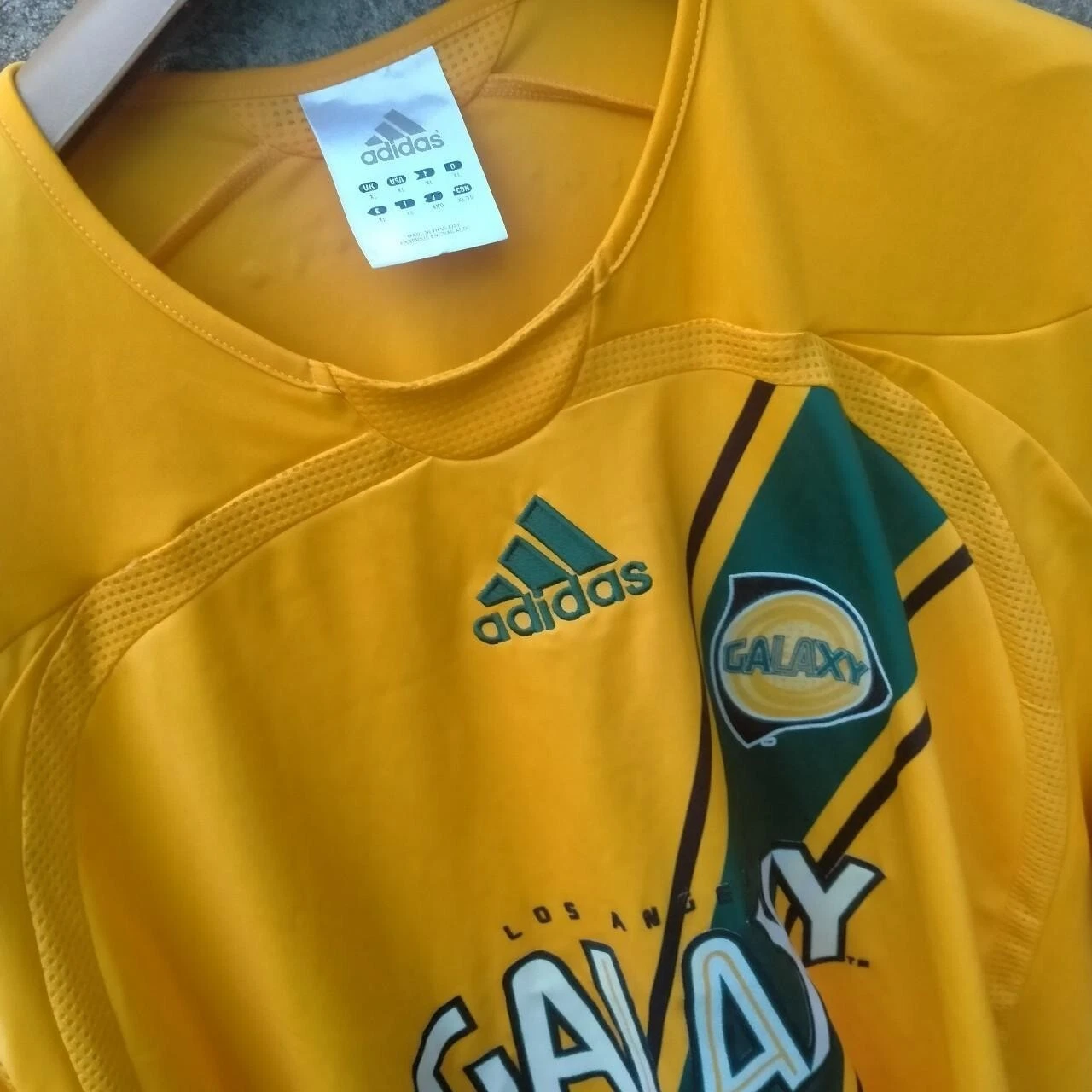 LA Galaxy 2006-07 home football shirt/ jersey. XL mens. David Beckham - Image 2