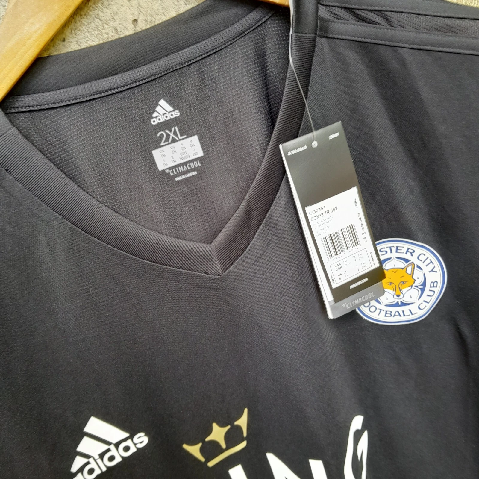 Leicester City 2018-19 football shirt / jersey. XXL mens. Bnwt Training - Image 2