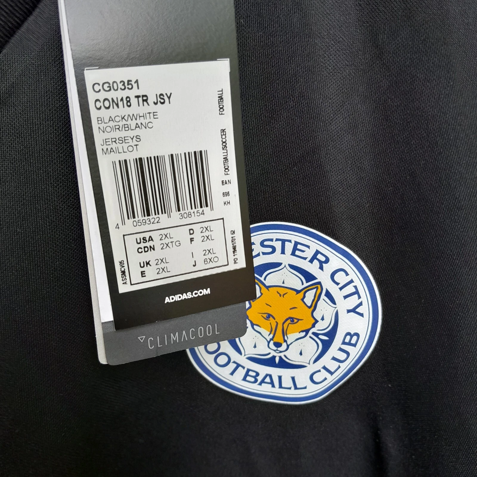Leicester City 2018-19 football shirt / jersey. XXL mens. Bnwt Training - Image 3