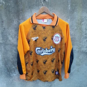 Liverpool 1996-97 goalkeeper football shirt / jersey. Small Mens