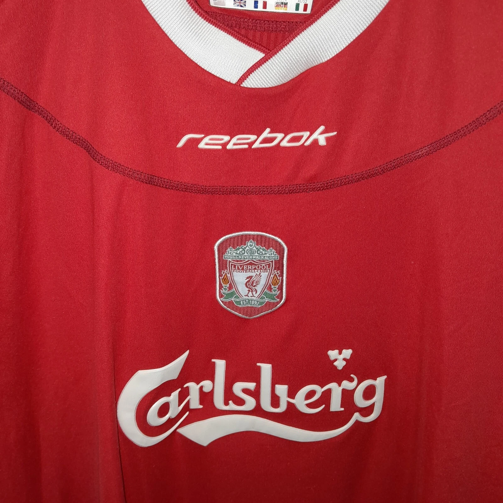 Liverpool 2002-04 home football shirt / jersey. Large Mens - Image 2