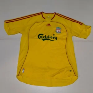 Liverpool 2006-07 away football shirt jersey. Large men's. #Gerrard 8