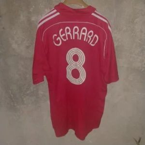 Liverpool 2006-08 home football shirt / jersey. 2xl mens, CL, Gerrard 8