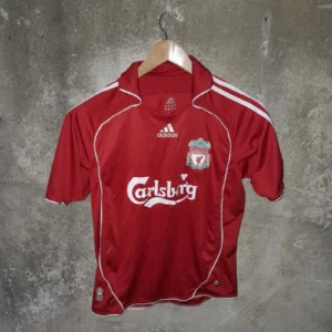 Liverpool 2006-08 home football shirt / jersey. Large boys