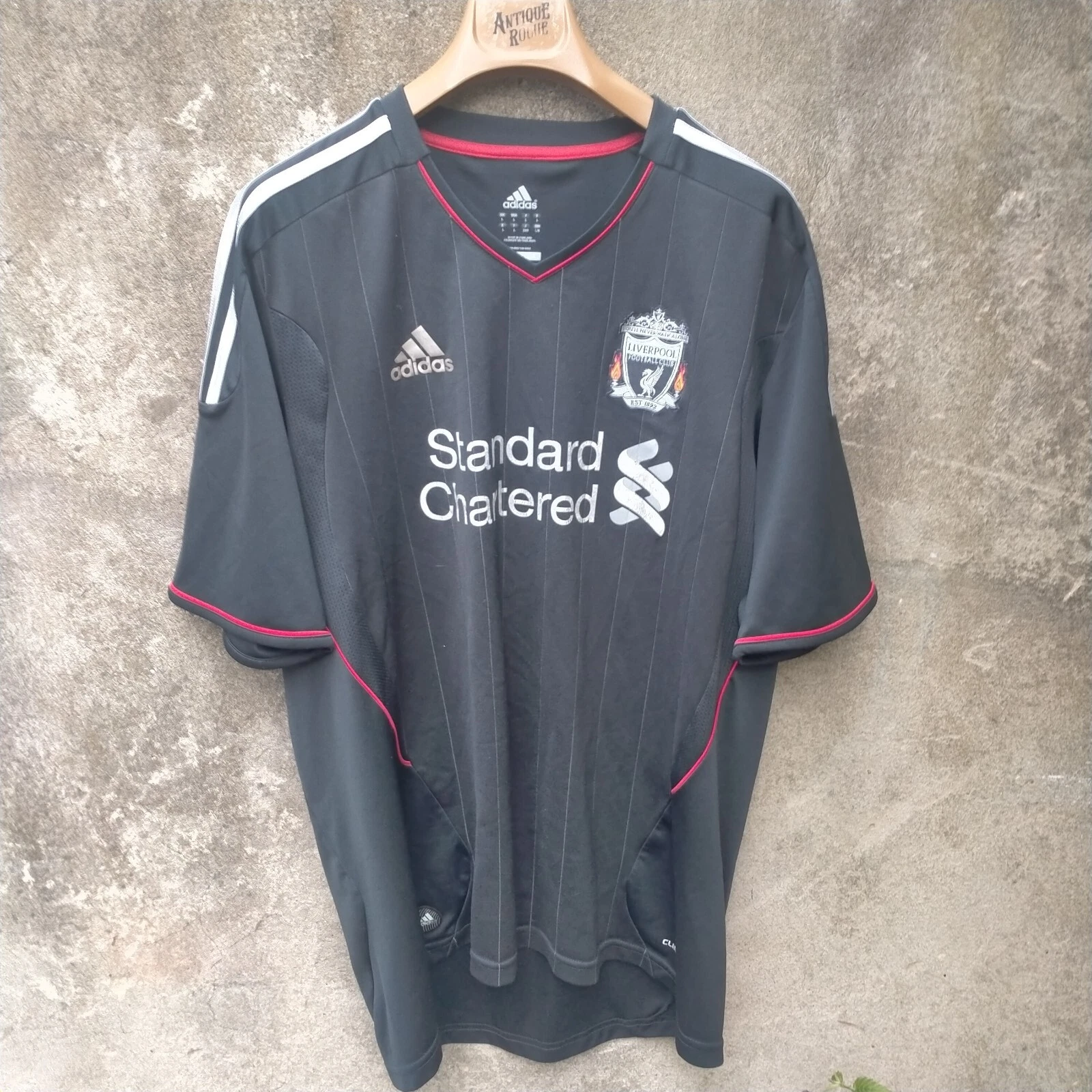 Liverpool 2011-12 away football jersey shirt. Large mens