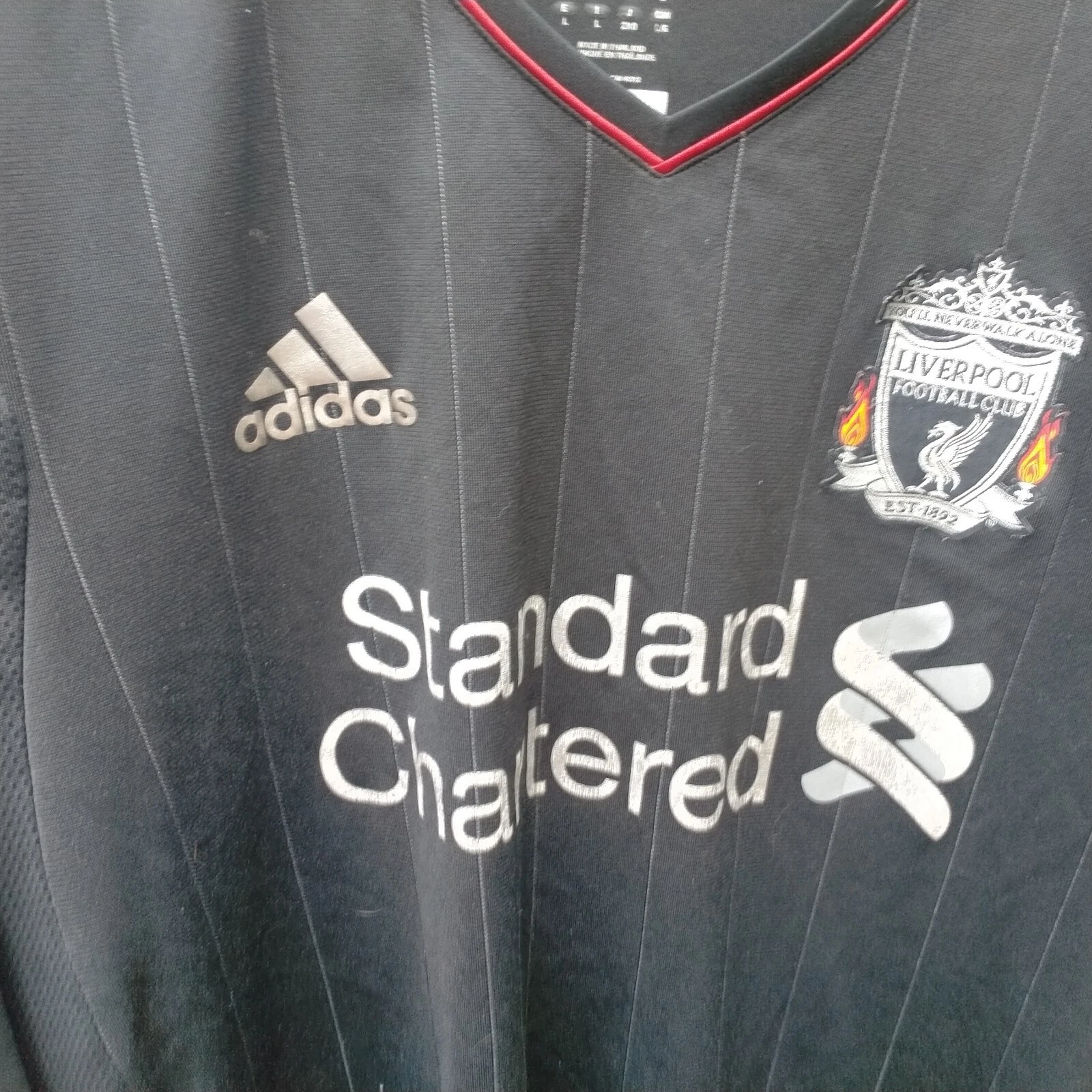 Liverpool 2011-12 away football jersey shirt. Large mens - Image 2
