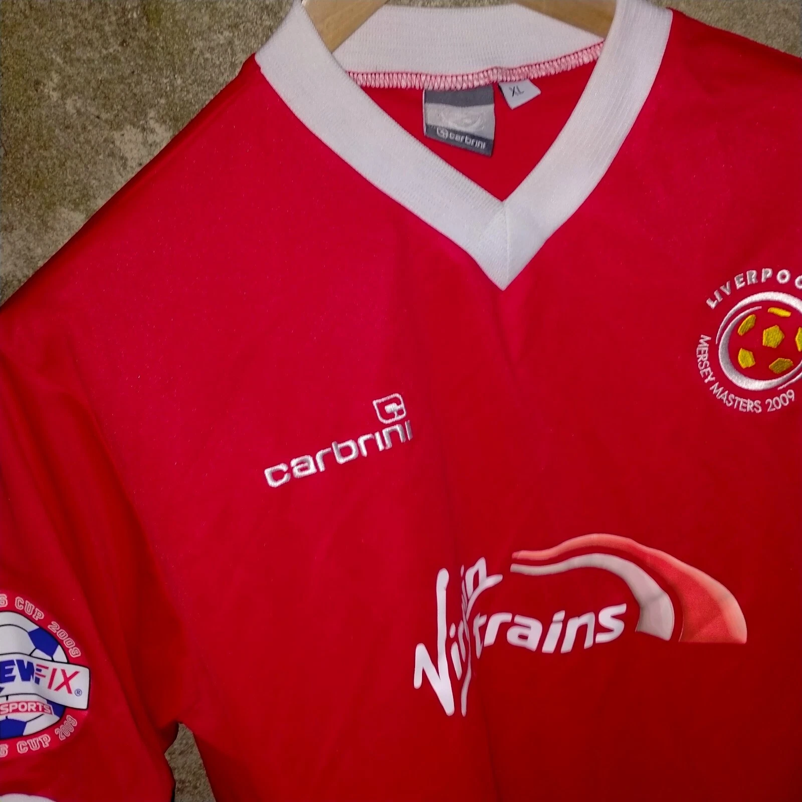 Liverpool Masters 2009 match worn home football shirt / jersey. XL mens. - Image 2