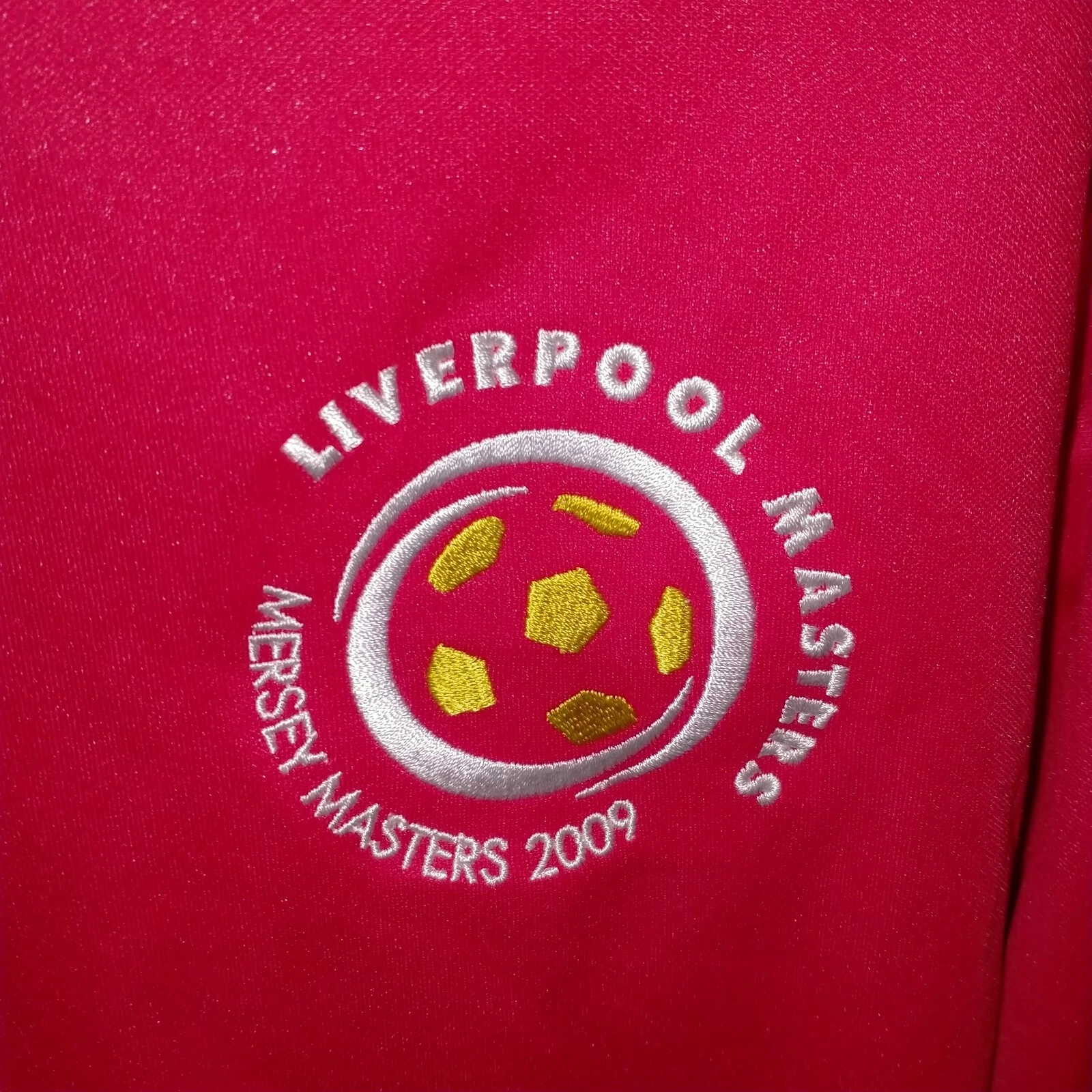 Liverpool Masters 2009 match worn home football shirt / jersey. XL mens. - Image 3