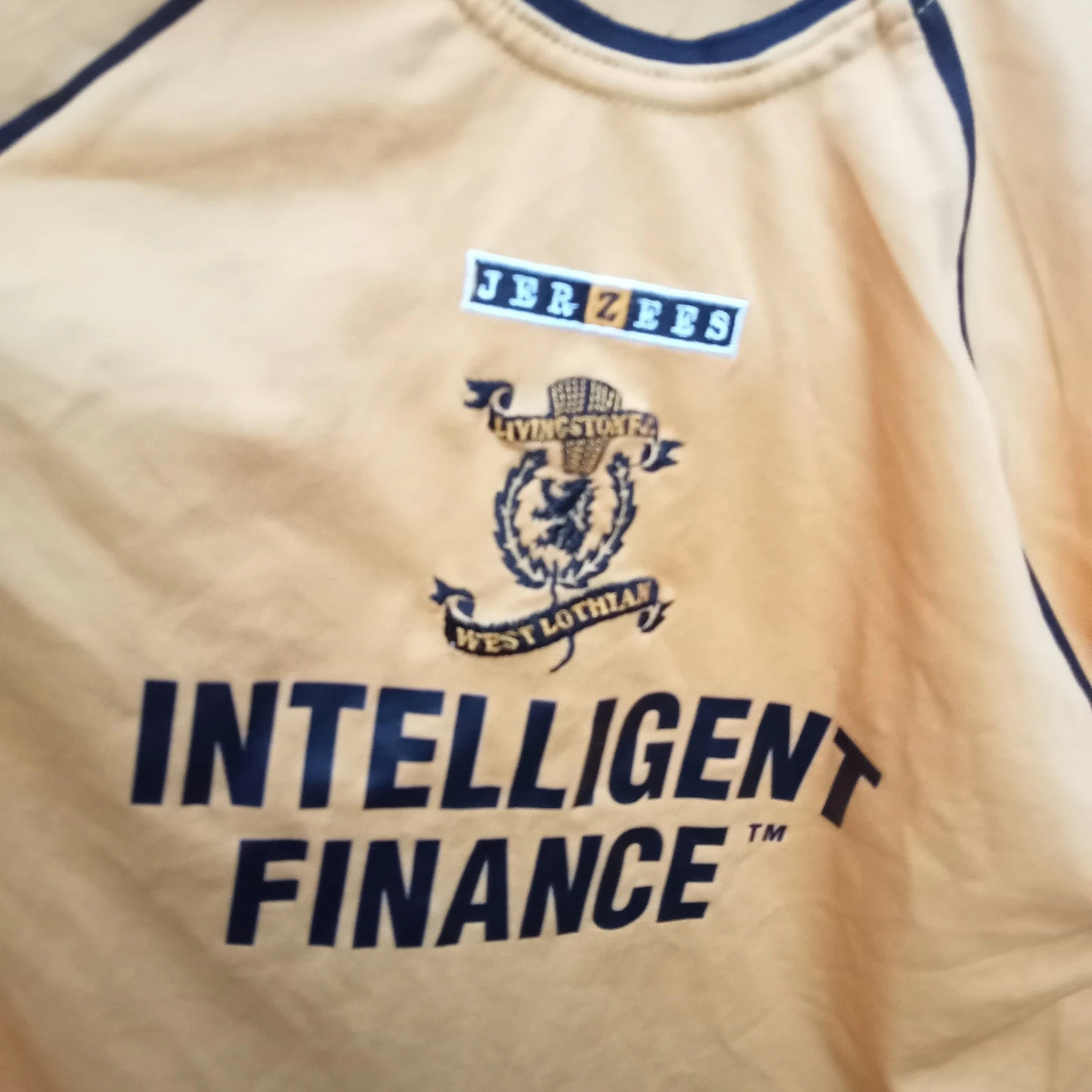 Livingston 2002-03 Home football shirt | jersey, Boys Medium 10-11 years - Image 2