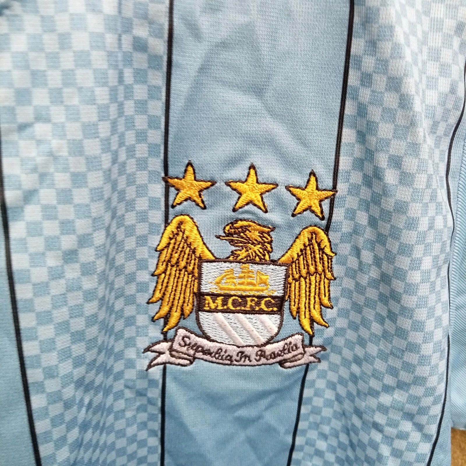 Manchester City 2010-11 home football shirt | jersey, Boys Large 11-12 years - Image 3