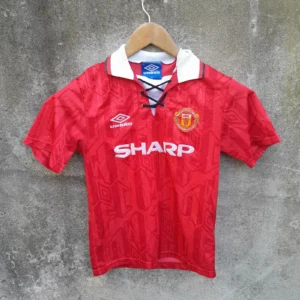 Manchester United 1992-93 home football jersey / shirt. Large boys.