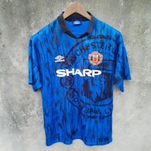 Manchester United 1992-94 away football shirt / jersey. Large mens.