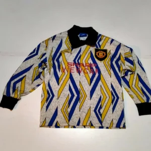 Manchester United 1993-95 goalkeeper football shirt jersey. Small mens. Rare