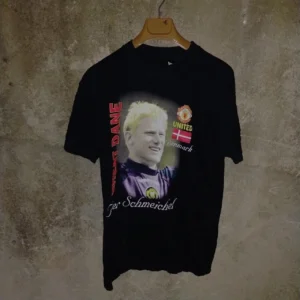 Manchester United 1995-96 football tshirt / jersey medium mens Peter Schmeichel