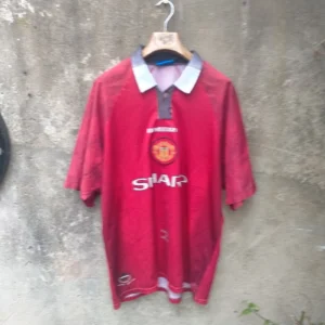 Manchester United 1996-97 home football jersey shirt. XL mens