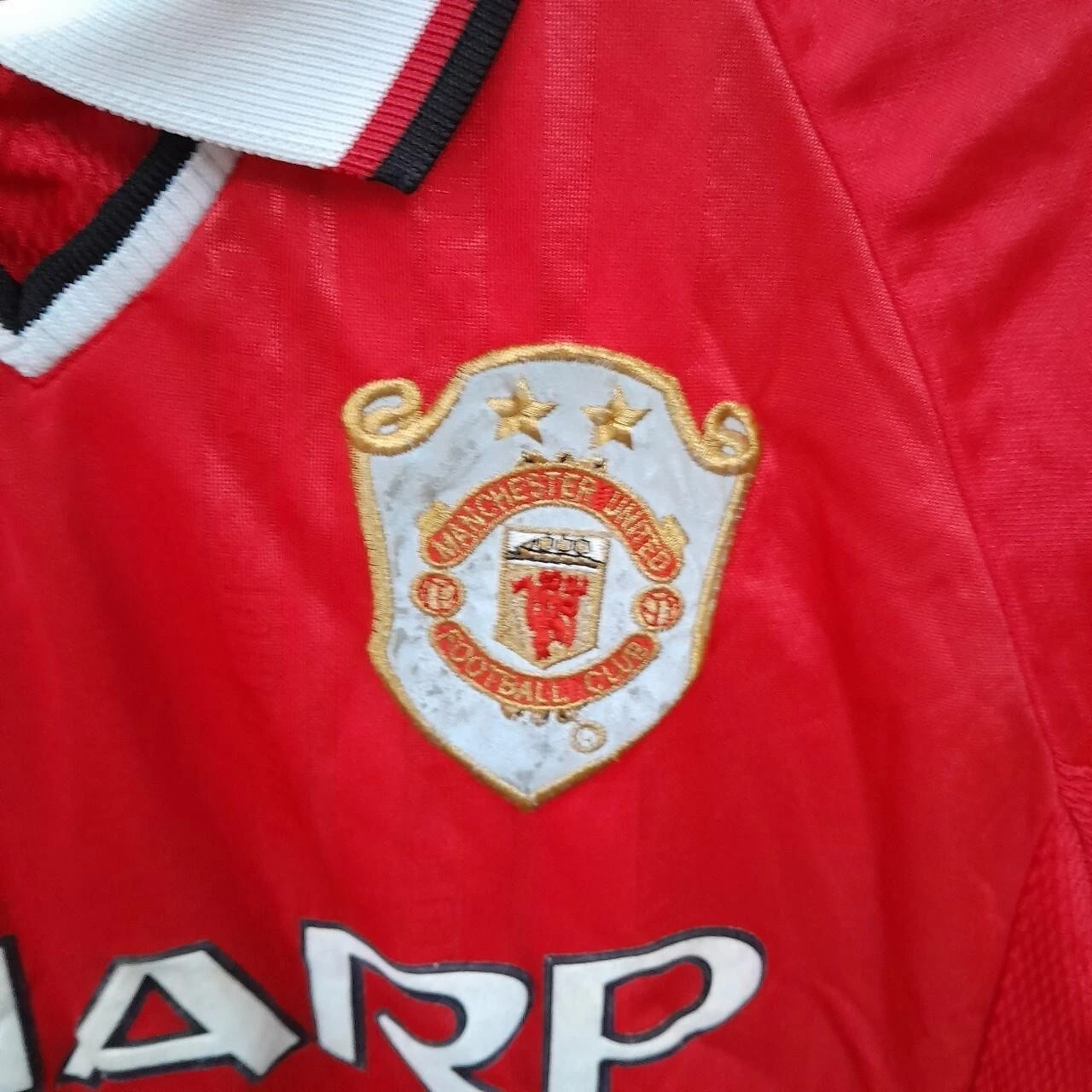 Manchester United 1998-99 home player issue football shirt / jersey. XL mens. - Image 4