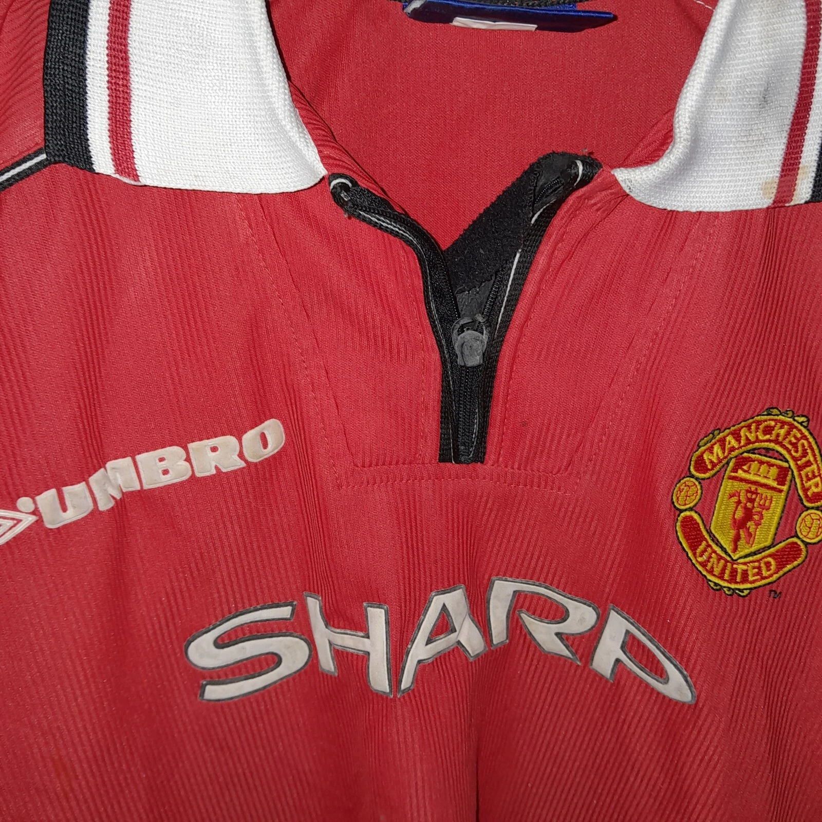 Manchester United 1999 treble home football jersey shirt. - Image 2