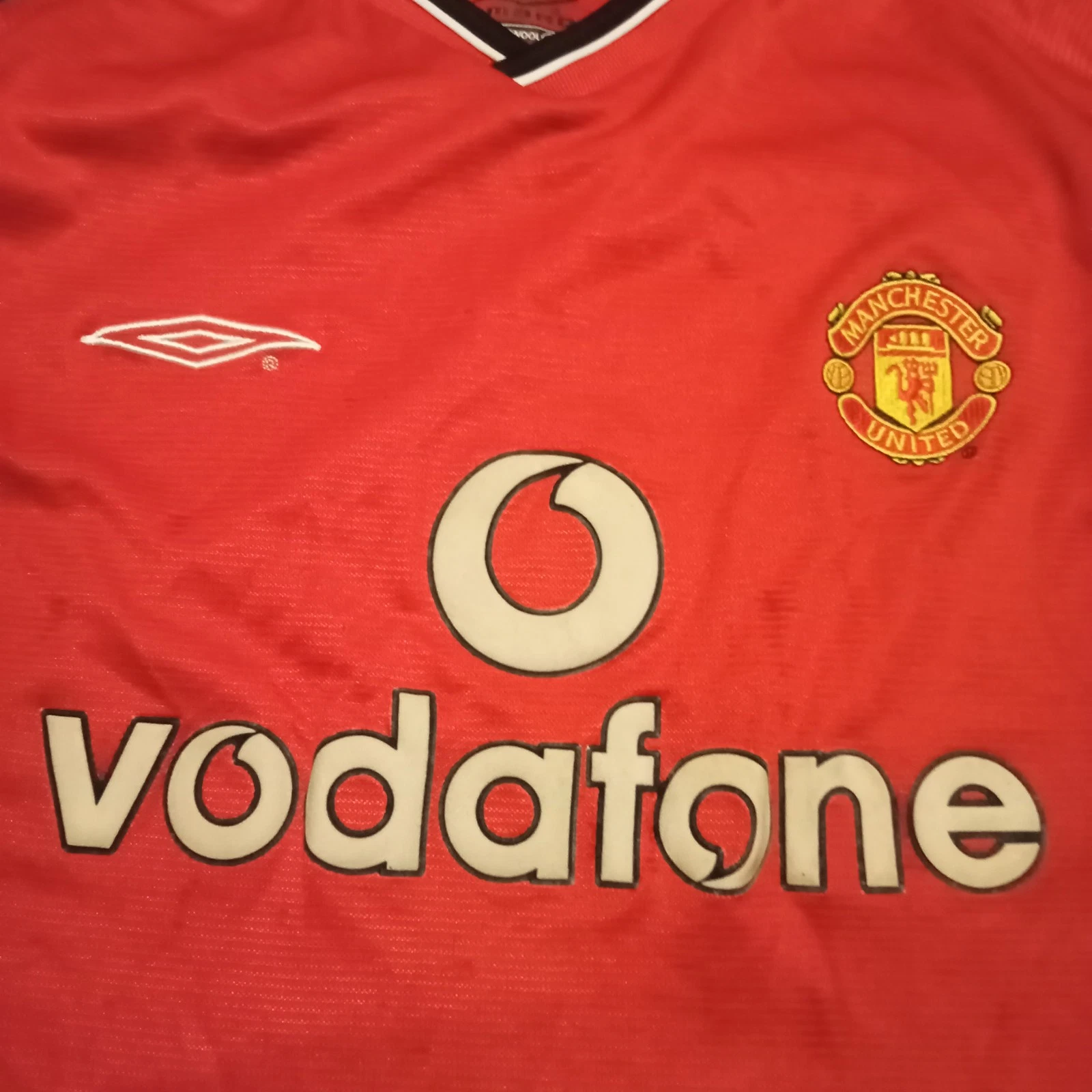 Manchester United 2001-02 Home football shirt | jersey, Mens XL - Image 5