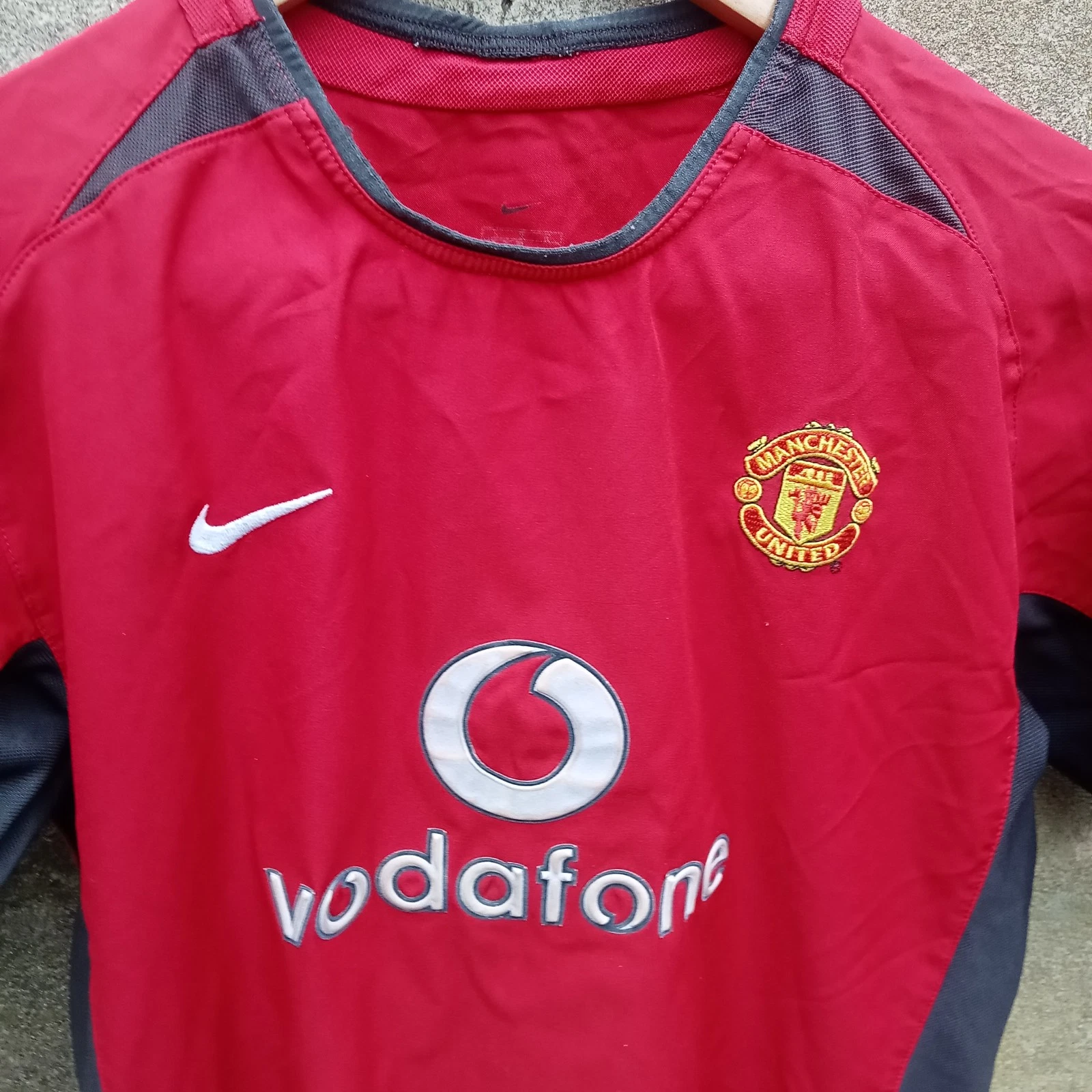 Manchester United 2002-04 home football shirt | jersey, Boys XL - Image 2