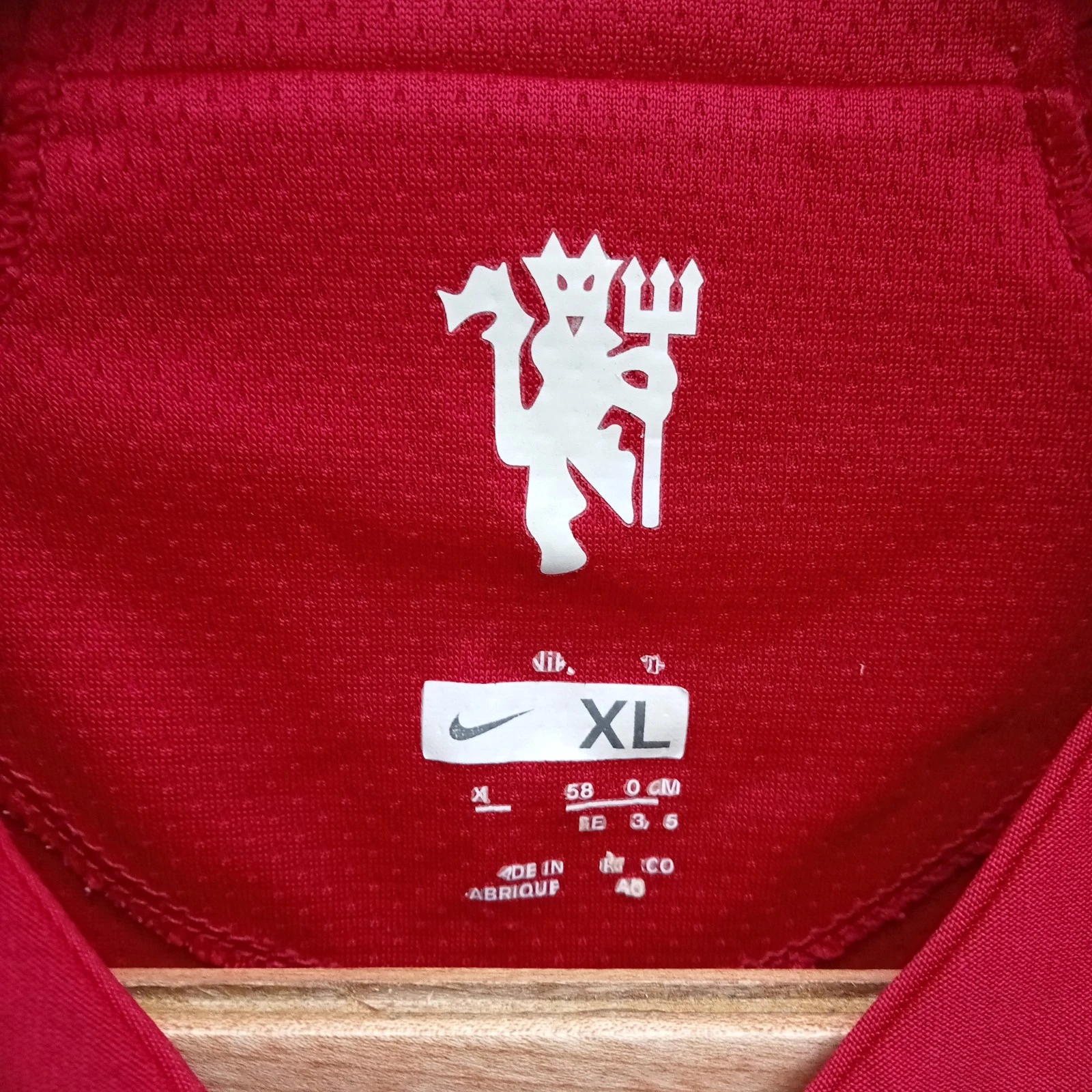 Manchester United 2007-08 home football shirt | jersey, Boys XL - Image 4