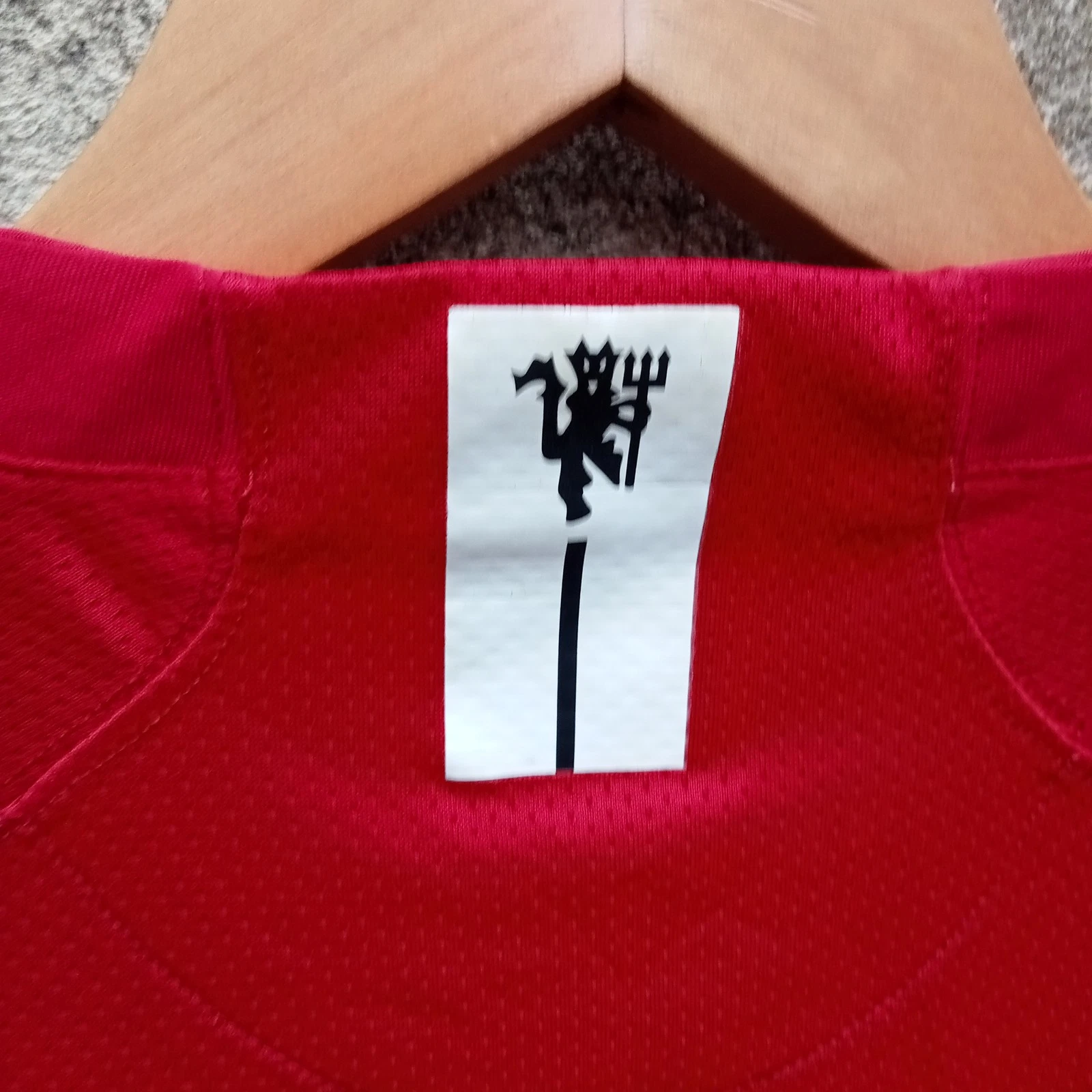Manchester United 2007-08 home football shirt | jersey, Boys XL - Image 6