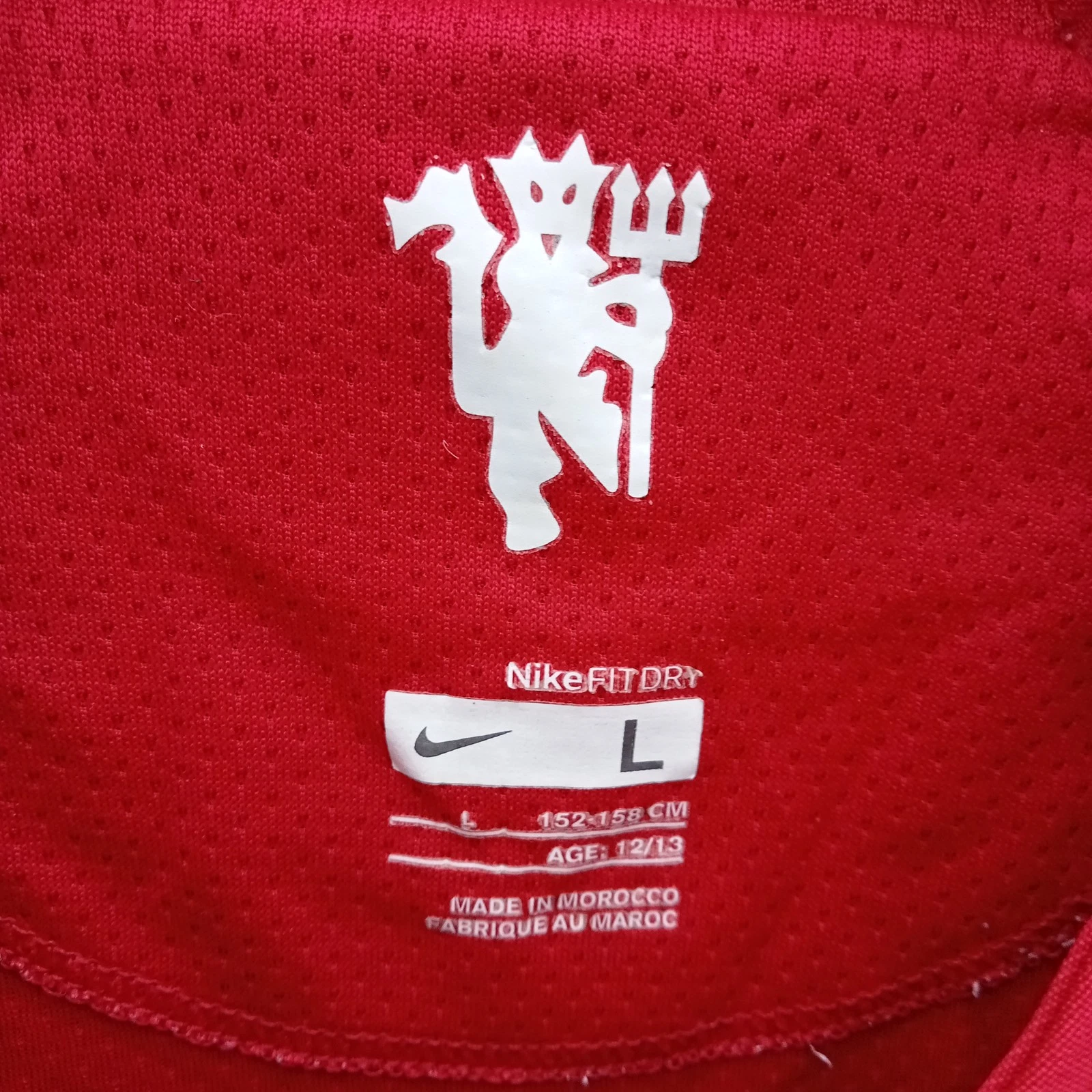 Manchester United 2007-08 home football shirt | jersey, Boys large 12-13 years - Image 5