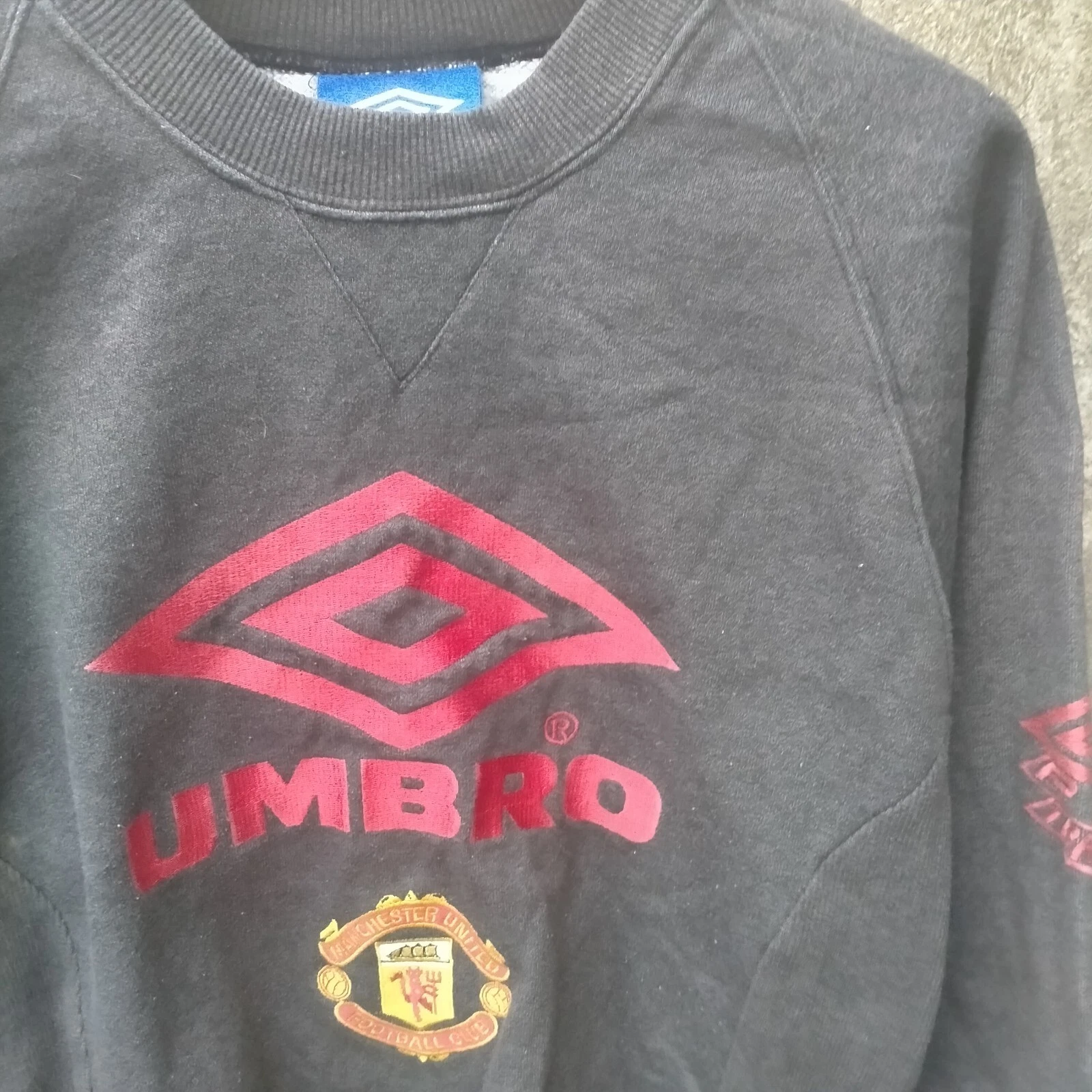 Manchester United 90s football sweatshirt shirt / jersey small mens. Pullover - Image 2