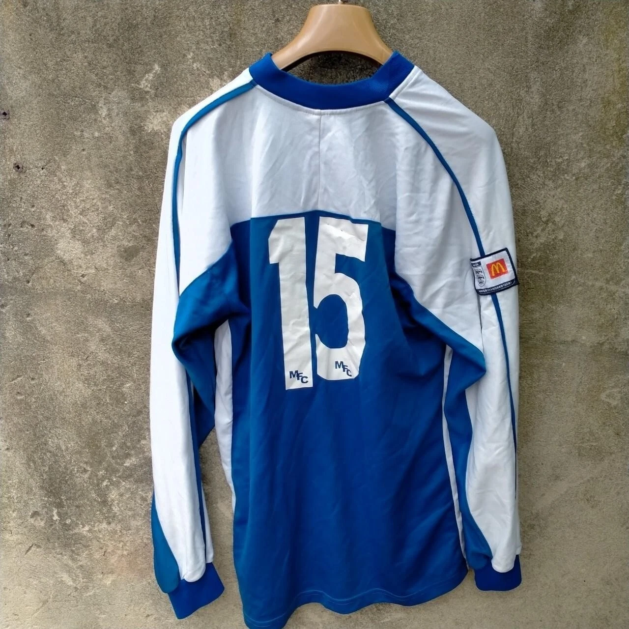 Margate 2005-08 player worn home football shirt / jersey. Medium mens. - Image 3