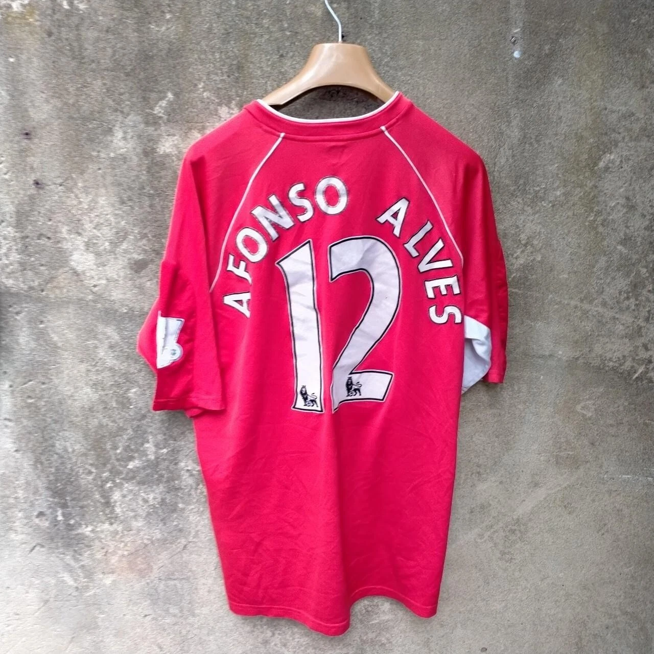 Middlesbrough 2008-09 home football shirt / jersey xxl mens. Afonso Alves 12