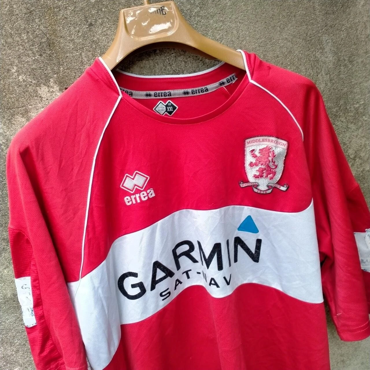 Middlesbrough 2008-09 home football shirt / jersey xxl mens. Afonso Alves 12 - Image 3