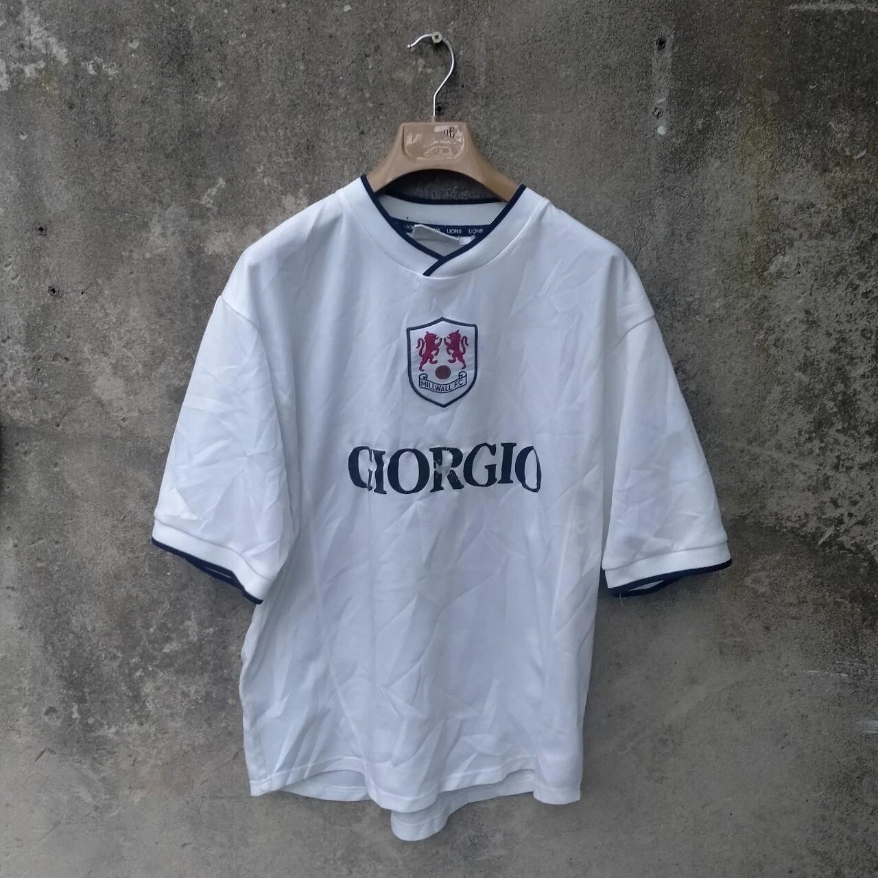 Millwall 2000-01 away football shirt / jersey. Large mens.