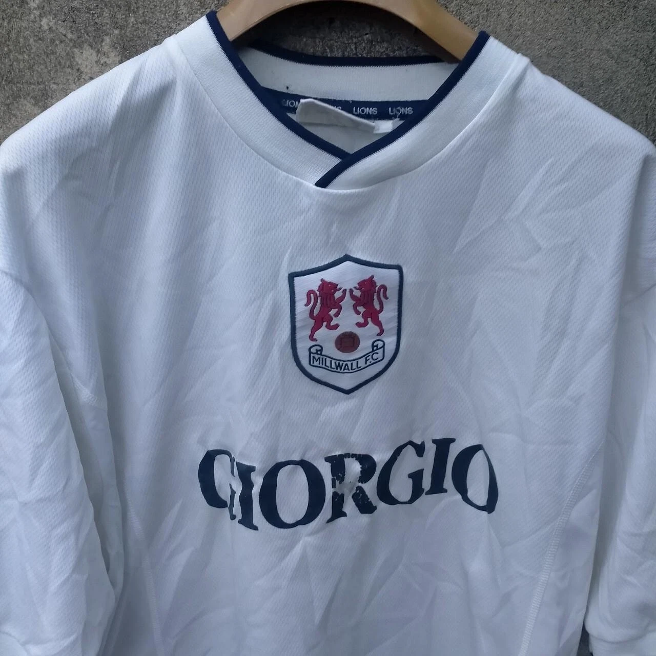 Millwall 2000-01 away football shirt / jersey. Large mens. - Image 2