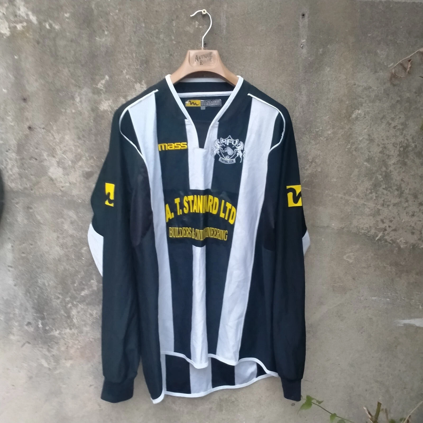 Milton & Fulston home football jersey shirt large mens players long sleeves #4