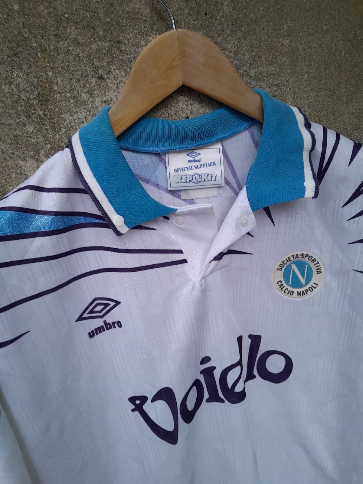 Napoli 1991-93 away football shirt / jersey. XL mens. - Image 2