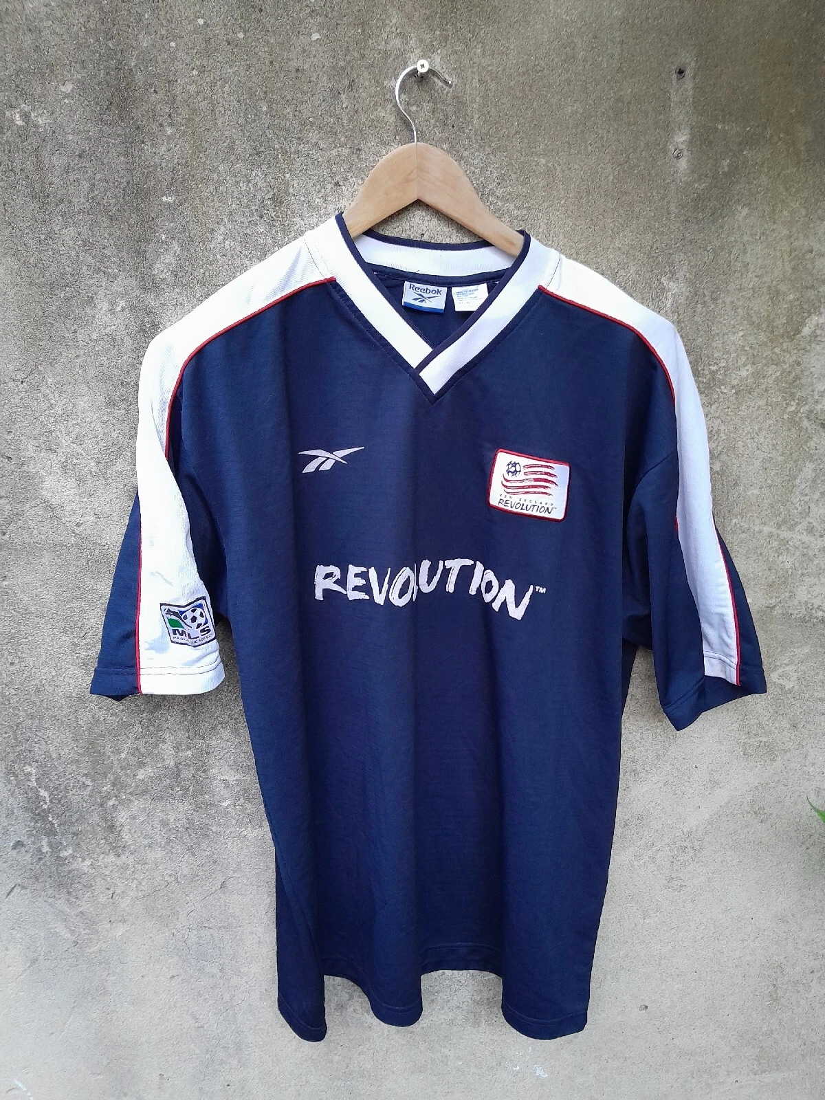New England Revolution 1999 home football shirt / jersey. XL mens. MLS