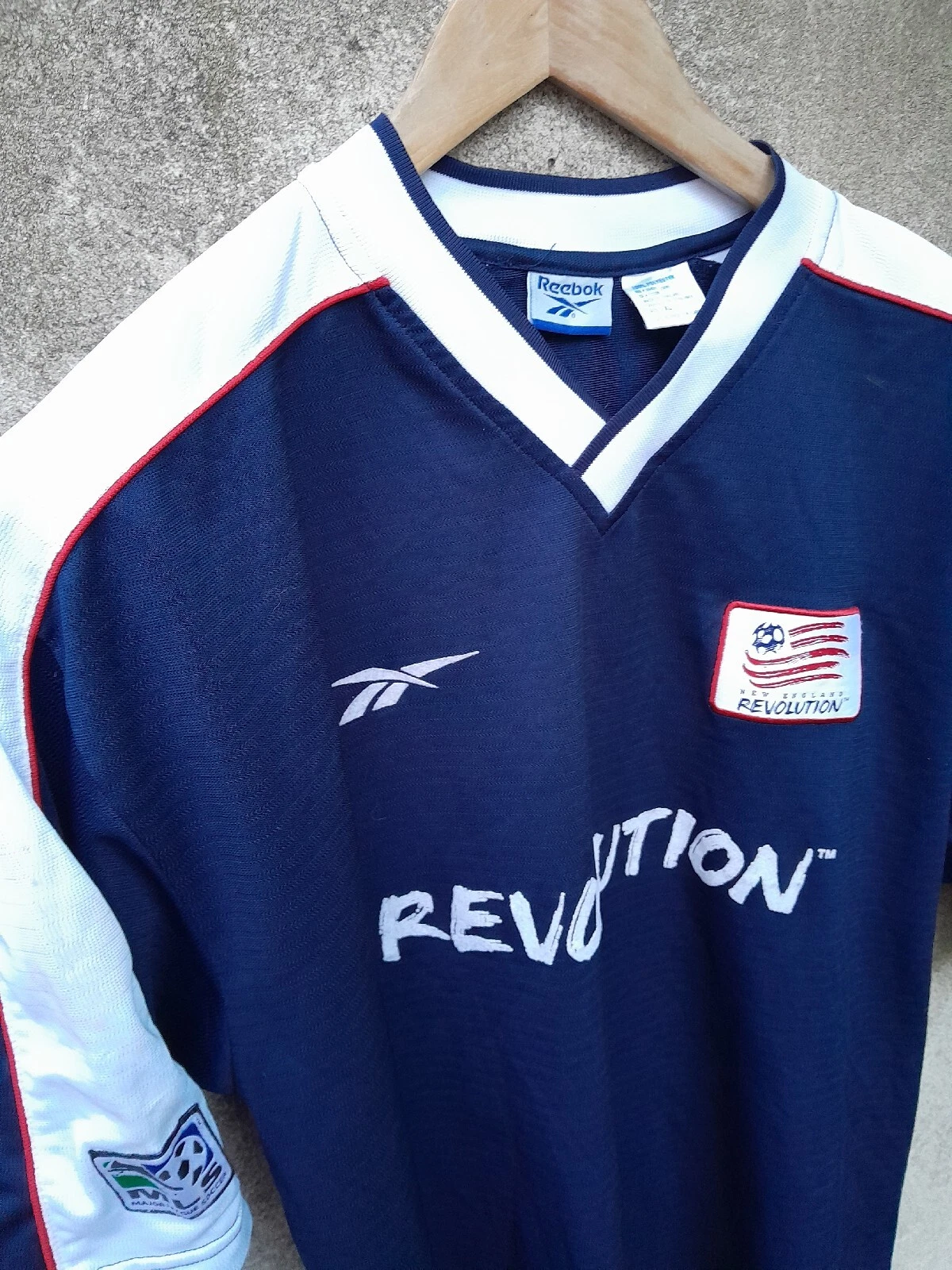 New England Revolution 1999 home football shirt / jersey. XL mens. MLS - Image 5