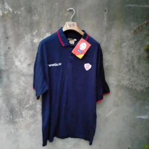New Liverpool 90s Reebok football polo shirt / jersey. XXL mens. Bnwt